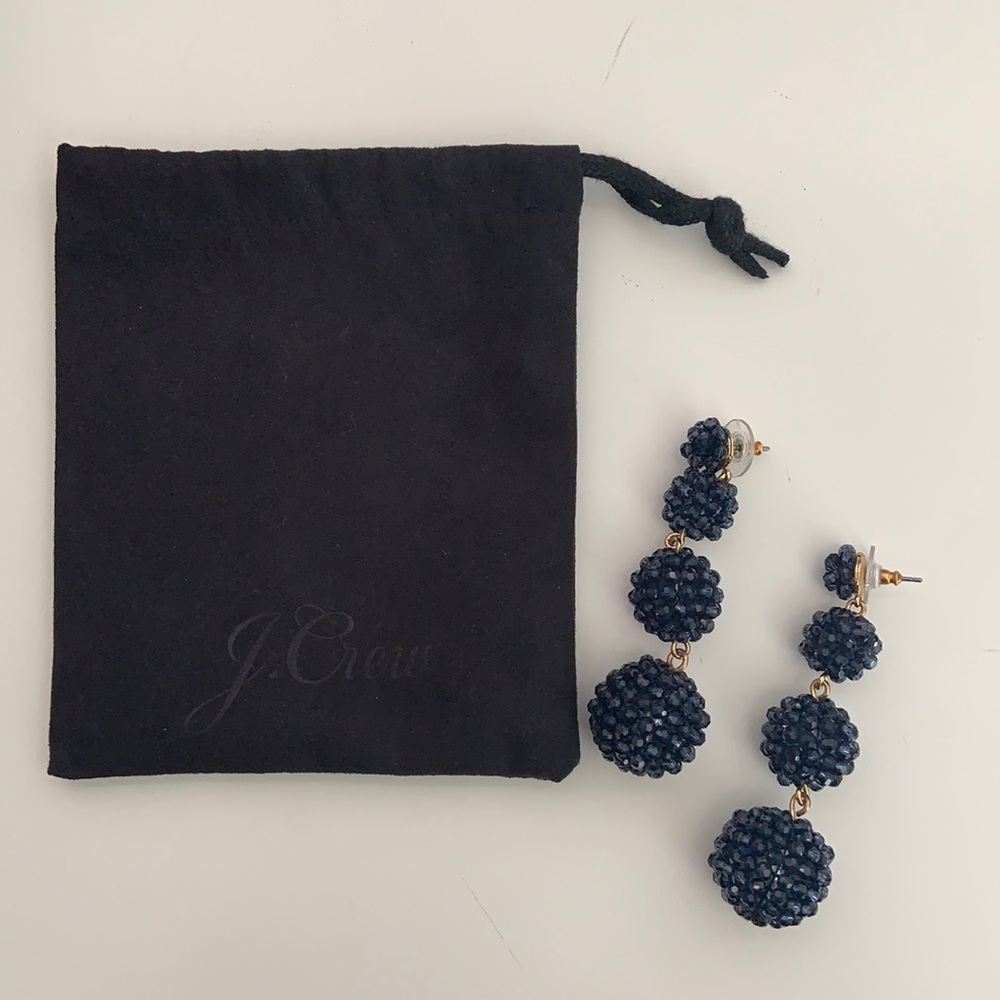 Blue Crystal Earrings